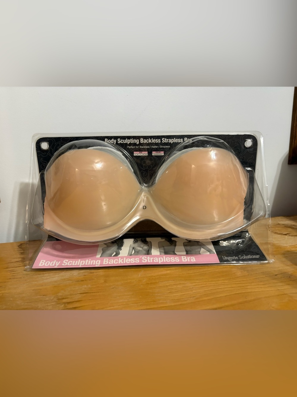 Strapless Backless Adhesive Bra - Nude